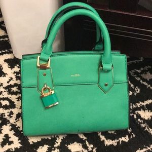 Green ALDO purse